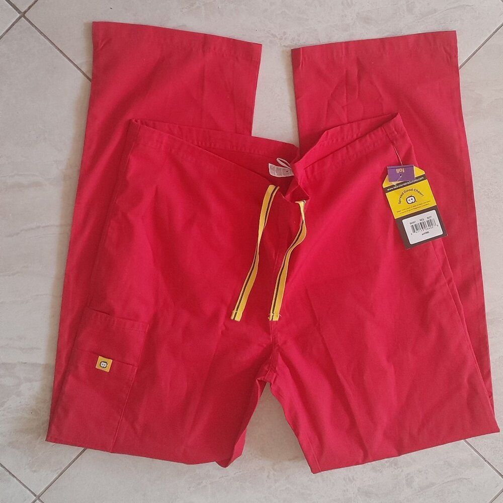 Red Scrub Pants